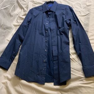 Males Apt.9 dark blue dress shirt